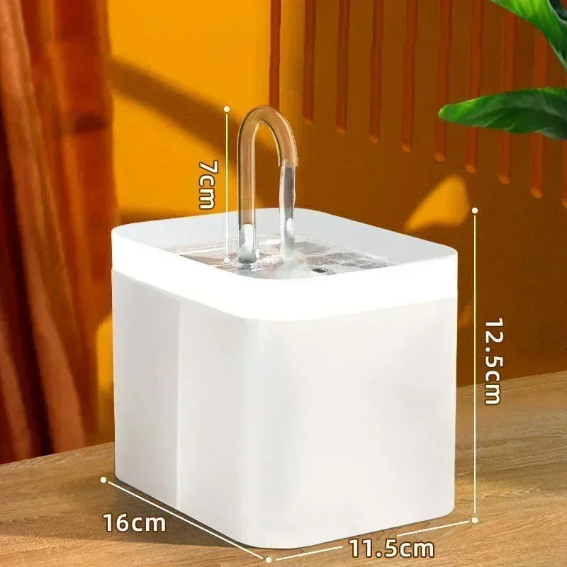 15L Ultra Quiet USB Pet Fountain with Built in Filter for Cats Dogs Auto Fill Water Dispenser Noise Free Hydration Bowl