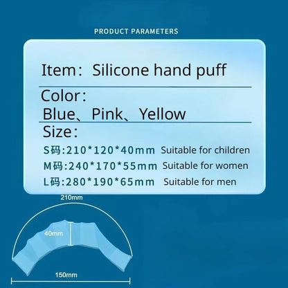 Swimming Flip Board Training Gloves Freestyle Rowing Sailor's Palm Silicone Pad Palm Duck Palm Fingertips Diving Equipment