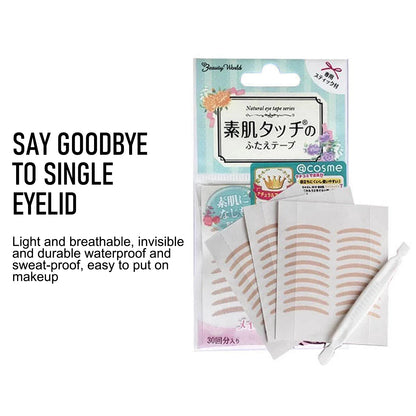 Natural Invisible Double Eyelid Tape Waterproof Eye Lift Tape Stickers for Monolid & Hooded Eyes Women Beauty Tools
