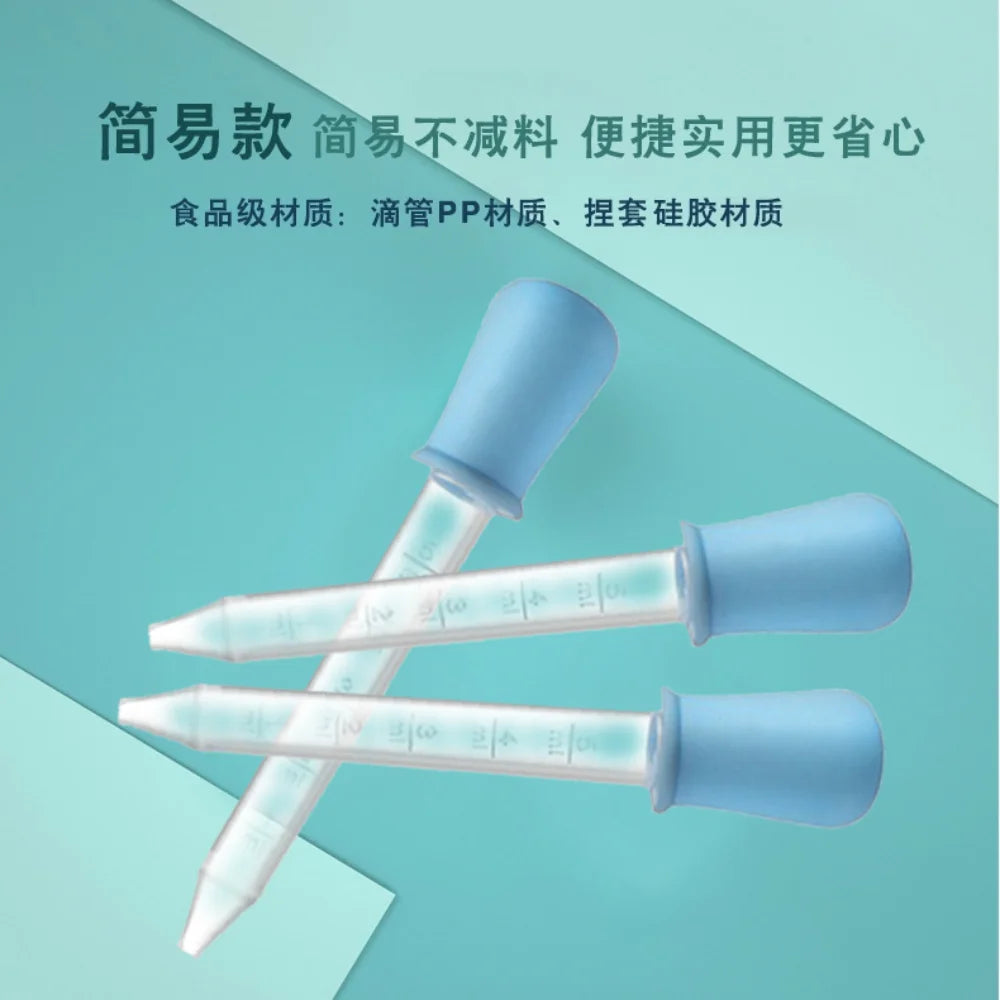 5ML Child Baby Dropper Medicine Feeder Child Medicine Device Silicone Pipette Liquid Food Dropper Plastic Infant Utensils