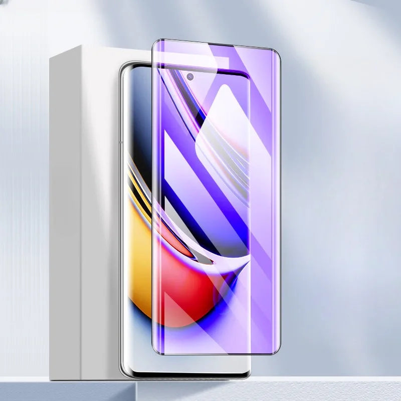 9H Tempered Glass For Realme 11 10 Pro Plus 3D Curved Screen Protector On Realme11 Pro+ 11 ProPlus Clear Anti Blue Light Glass