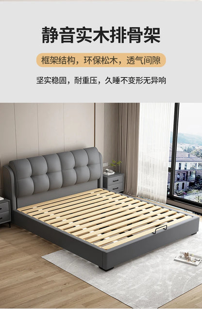 Organizer New Chinese Bed Massage Frame Double French Nordic Beds Cheap Aesthetics Fashionable Designer Wood Muebles Furniture