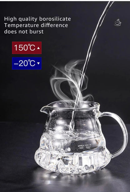 600ml Glass Coffee Carafe, Coffee Pot Clear Standard Coffee Server for Pour Over Coffee Maker
