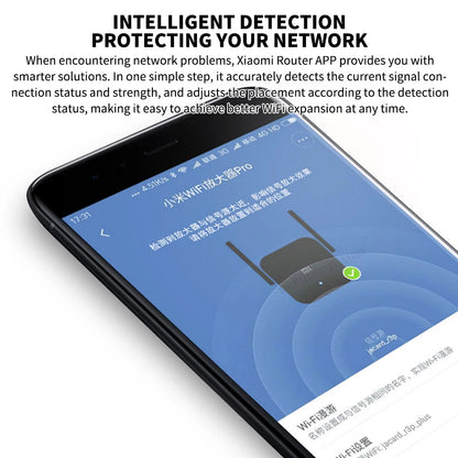 Original Xiaomi mijia Wifi Amplifier Pro 300M 2.4G Repeater Network Expander Range Extender Roteader Mi Wireless Wi-Fi Router
