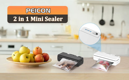Plastic Bag Sealer Mini Portable Sealing Machine Handheld Package Sealer Rechargeable Plastic Bag Heat Sealer for Packaging Food