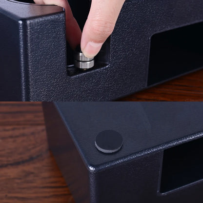 Barista Tool  Espresso Tamper Holder Black White ABS Station Coffee Knock Box Multifunction Coffee Tamper Portafilter