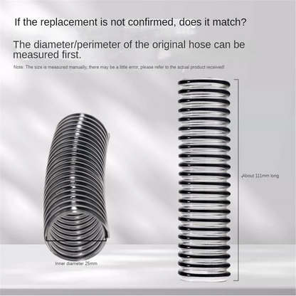 2pcs for Floor Series / Series Floor Scrubber Universal Sewage Pipe Spiral Hose Floor Brush Connecting Pipe