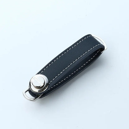 Car Key Pouch Bag Case Wallet Holder Chain Key Wallet Ring Collector Housekeeper Pocket Key Organizer Smart Leather Keychain
