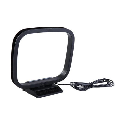 Av Audio Bare Wire Indoor Radio Radio Loop Antenna Home Stereo Receiver Radio Signal Receiving Am Loop Antenna Fm Radio Loop