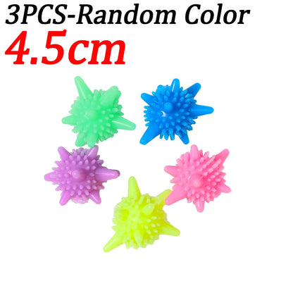 10/5/1PCS Reusable Laundry Ball for Washing Machine Lint Remover for Clothing PVC Solid Washing Anti-knot Clothes Dryer Balls