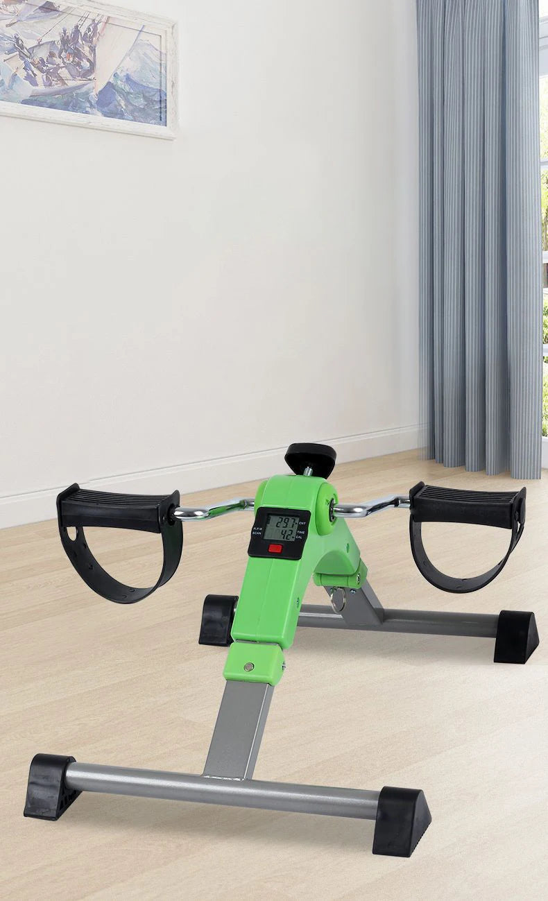 Pedals Exercise Bike Portable Mini Exercise Bike Bodybuilding Machine Elderly Rehabilitation Leg Arm Trainer Bicycle