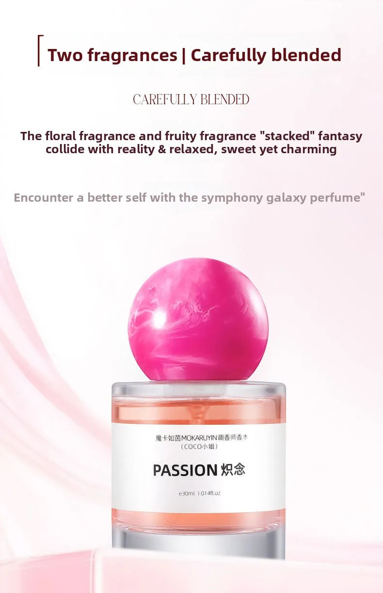 Perfume Lasting Fragrance, Fresh and Light Fragrance, Floral Fragrance, Alcohol-free Perfume for Ladies.