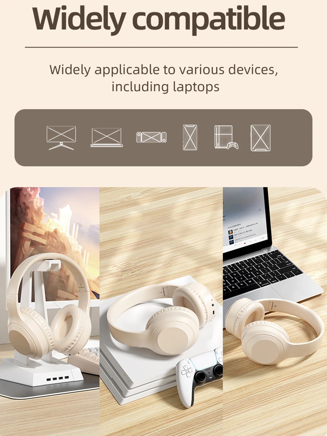 Headset Bluetooth wireless headset, Jerry 5.0, long range, gaming game wireless headset, low latency
