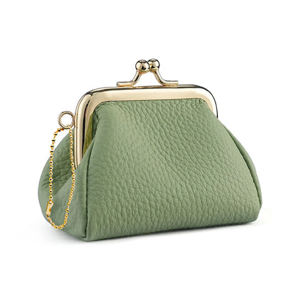 Women Wallets RFID Blocking Bank Card Purse Cowhide Leather Card Holder Mini Credit Coin Case Compact EDC Wallet