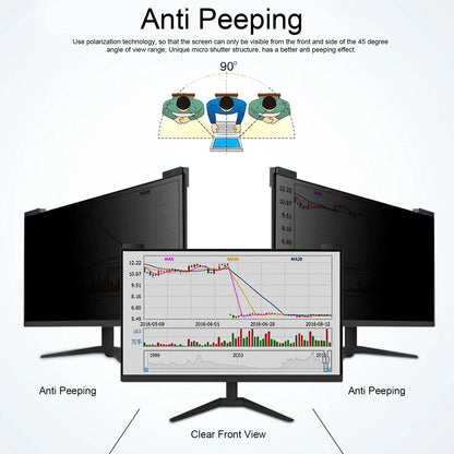 Prevent Blue Light Screen Protector High Light Transmittance Acrylic UV Blocking Computer Screen Privacy Filter for 13.3in PC