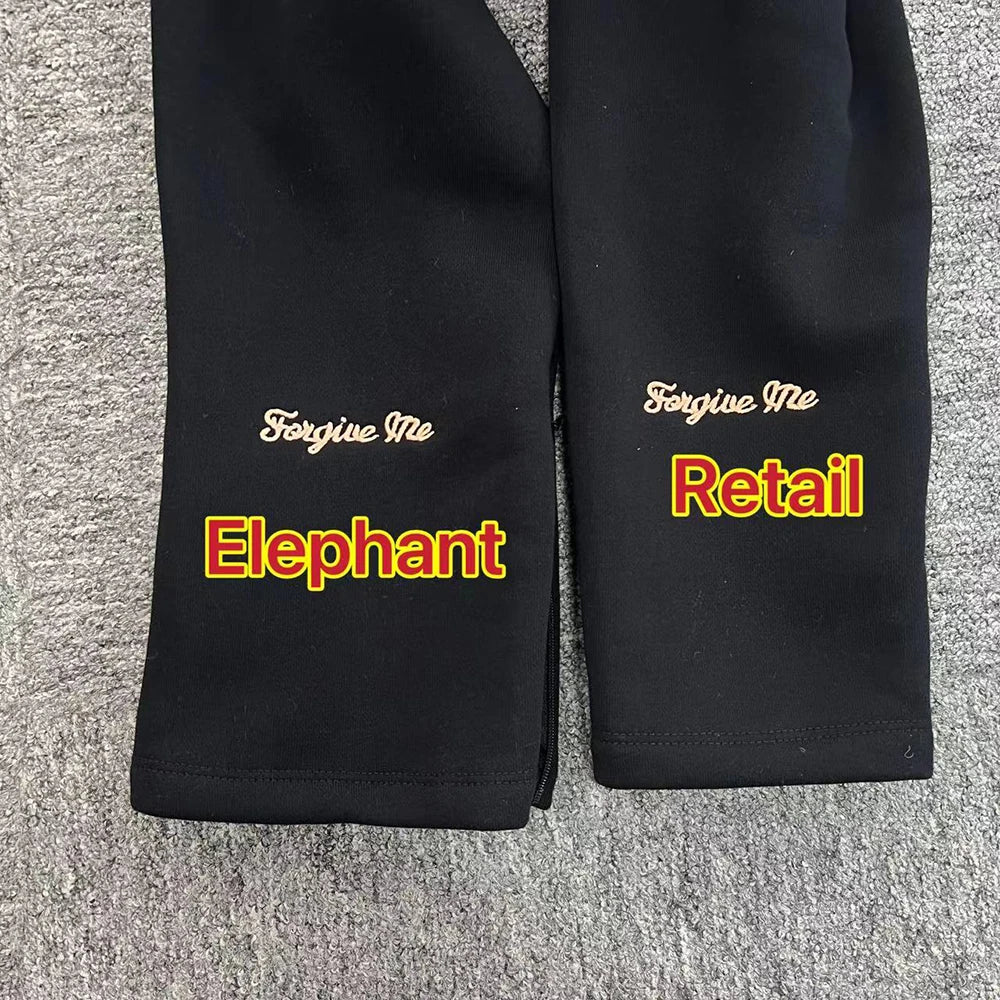 Jogging Streetwear Hoodies Trousers Set Centre Cee Tracksuit Men Clothing Y2k Cotton Sweatshirts Tops Pants Mens Clothes Black