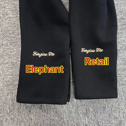 Jogging Streetwear Hoodies Trousers Set Centre Cee Tracksuit Men Clothing Y2k Cotton Sweatshirts Tops Pants Mens Clothes Black