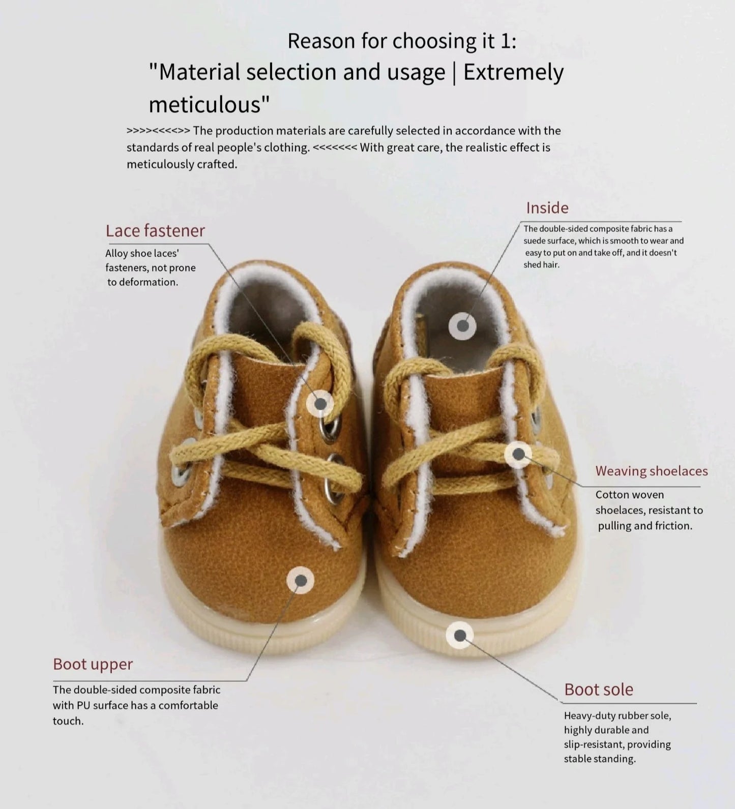 Labubu 17cm  Shoes Fashion labubu Canvas Shoes Clothes Cartoon Baby Canvas Leather Shoes Doll Universal Clothing Accessories