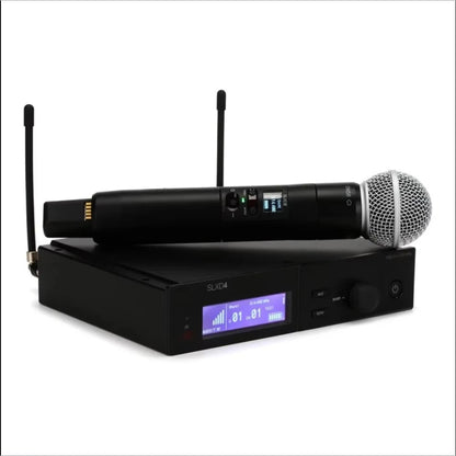 SLXD4 SLX24 Professional Wireless UHF Microphone System For Karaoke church perform church mic
