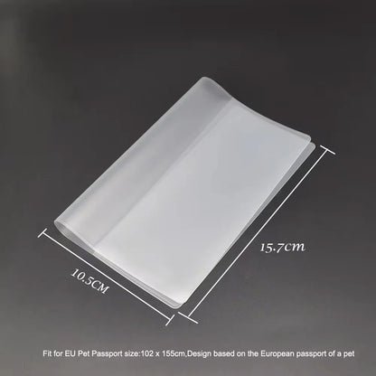 Travel Accessories EU Animal Pet Passport Cover Dog Pet Id Badge identification  Card Cover Passport for Pet Dog Cat