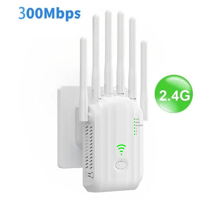 WiFi Extender 1200Mbps WiFi Signal Booster Dual Band 2.4G/5G Outdoor Signal Amplifier with Ethernet Port 360° Full Coverage