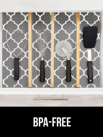 1roll EVA Shelf Liner Drawer Liner for Kitchen Cabinet Non-Adhesive,Anti Slip Cabinet Liners,Durable Waterproof Cupboard Liner