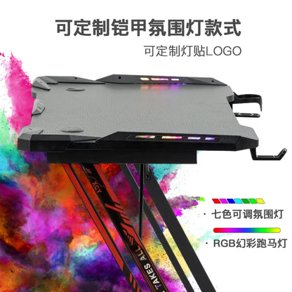 E-sports Table Game Workbench Home Desktop Computer Table Electronic Sports Table Home Bedroom Desk Integrated Combination