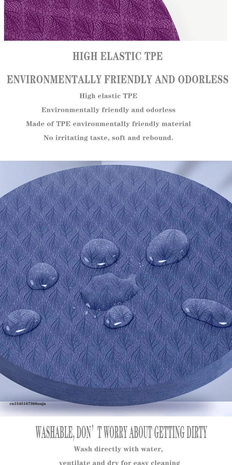 Yoga Knee Pads 2 Pack Yoga Knee Cushion Thick Exercise Pads for Knees Elbows Wrist Hands Head Foam Pilates Kneeling Pad Gym