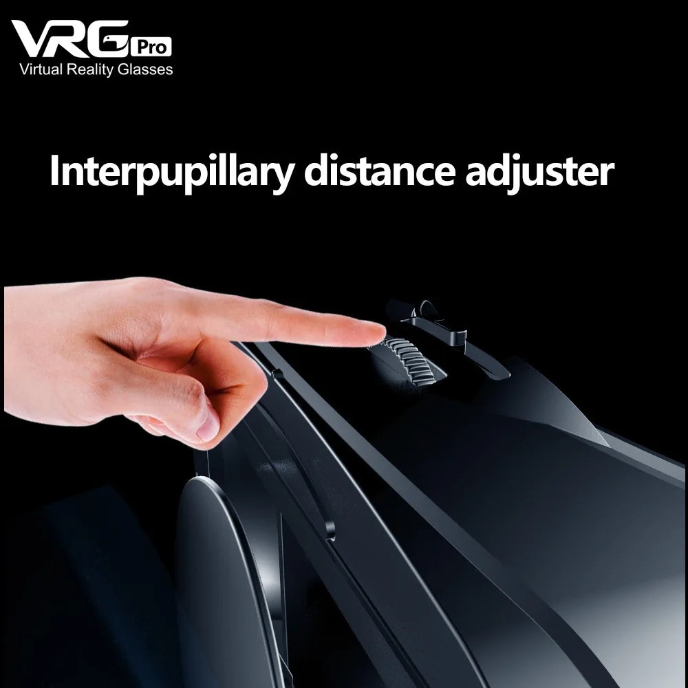 Virtual Reality 3D VR Headset Smart Glasses Helmet for Smartphones Cell Phone Mobile 7 Inches Lenses Binoculars Goggles Devices