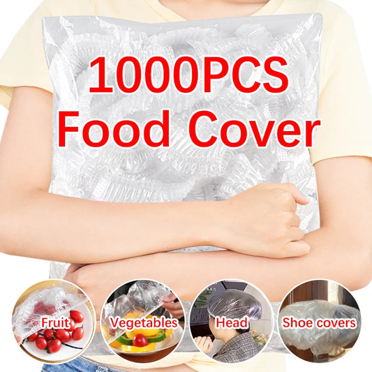 Reusable Disposable Food Cover Plastic Wrap Durable Elastic Food Lids for Bowls Elastic Plate Covers For Kitchen Food Saver Bag