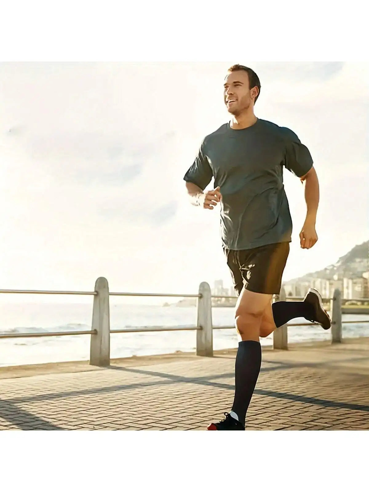 Sports Men Women Nurse Compression Socks 3 Pairs  Women's Calf Stocking Running Calf Elastic Long Compression Socks