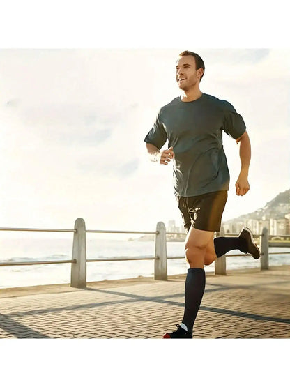 Sports Men Women Nurse Compression Socks 3 Pairs  Women's Calf Stocking Running Calf Elastic Long Compression Socks