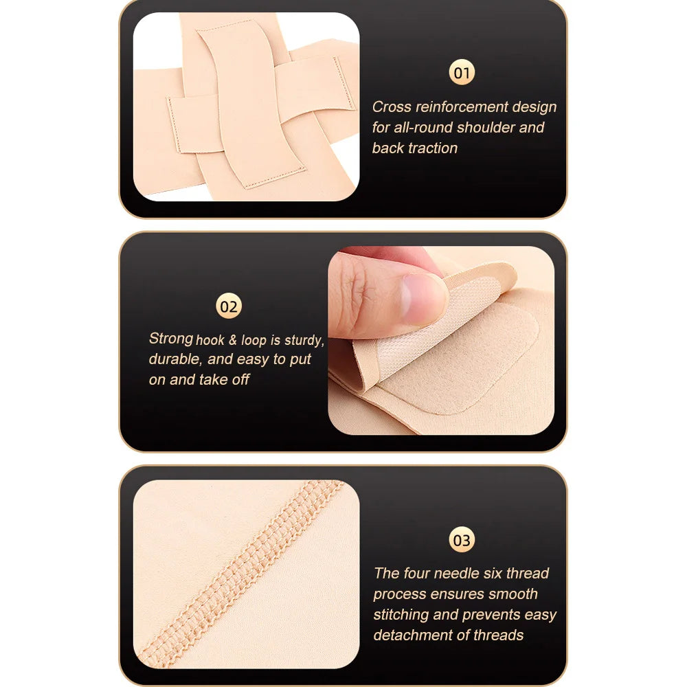 Back Posture Corrector Brace for Women Breathable Back Posture Correction Back Support Belt Adjustable Shoulder for Students