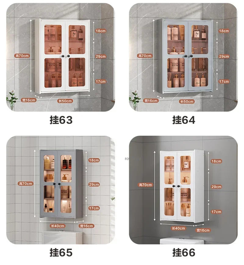 Open Cabinets Towel Cabinet Storage Bathroom Furniture Vanity Sink Narrow Double Washbasin Shelf Locker Wall Pharmacy Floor Wc