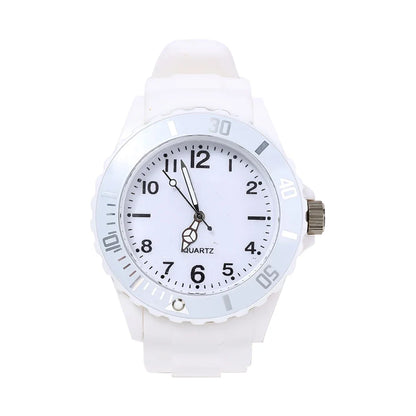 Fashion Casual Watches Silicone Lady Quartz Watch Student Female Classic Vintage Clock Electronic Student Couple WristWatches