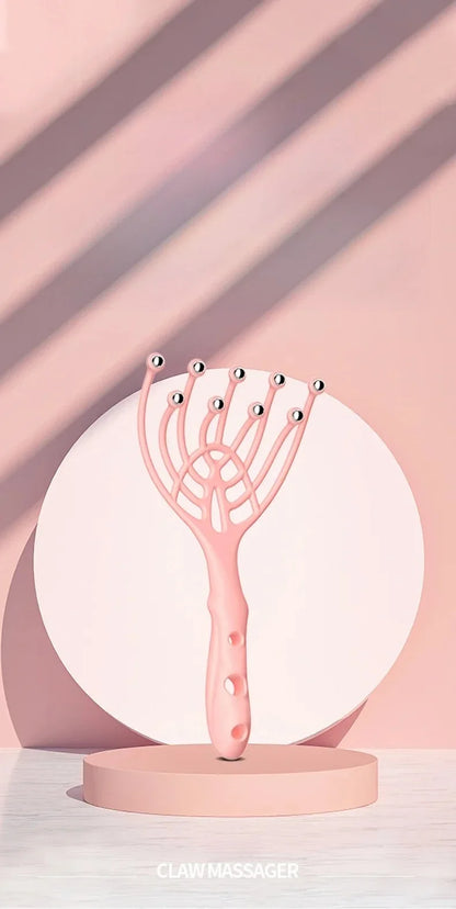 Head Massage Ball Scalp Comb - Massager Soul Extractor Relaxing Relieving Head Care Tools