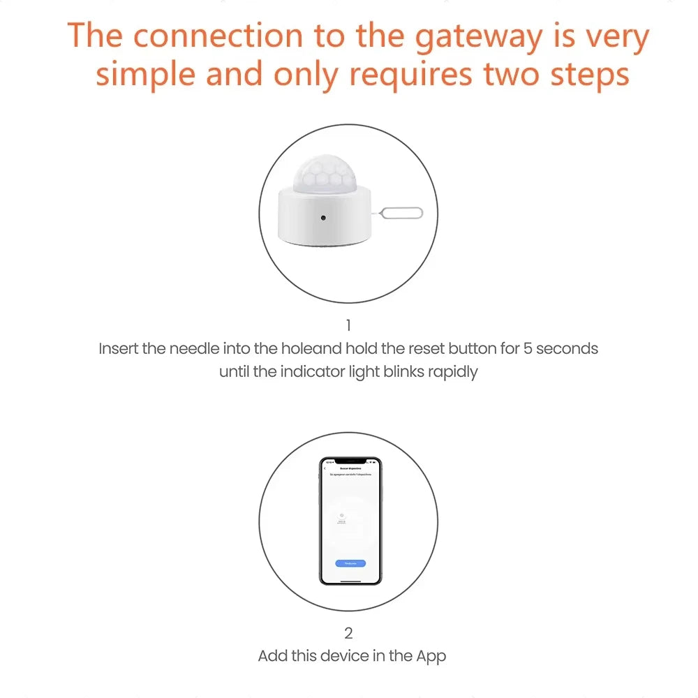Zigbee 3.0 Human Motion Sensor Smart Home PIR Motion Sensor Infrared Detector Smart Life App Security Alarm Sensor Need Gateway