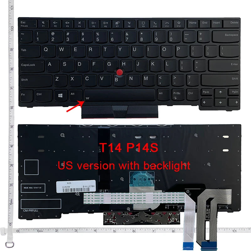 US Laptop Keyboard For LENOVO Thinkpad L14 L15/T14 P14S Gen1/2/T15 P15S/E15 Gen 2 R15 / T14S Gen1/E14 R14 S3 GEN2 T15/T15 Gen1/2