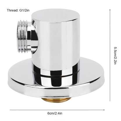 Bathroom Accessories Household Copper Wall Mounted Shower Hose Connector Wall Elbow Bathroom Accessories G1/2in Shower Connector