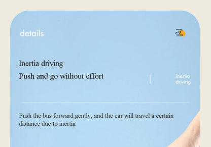 High-quality school bus toy car model large sound and light double-decker bus simulation car toy children's gift