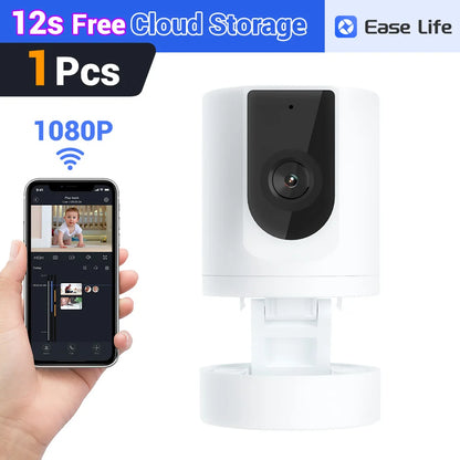 Pet Camera ,Security Camera Indoor,Pet Camera with Phone App, ,Security Camera Indoor，Foldable Baby Camera for Home Security