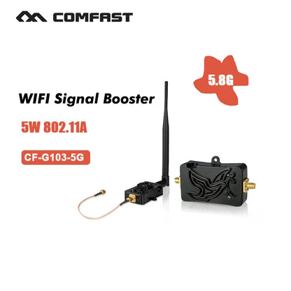 Comfast High Power Wifi Amplifier 2.4Ghz 4W Wi-fi Signal Booster&5.8G 5W Wi-Fi Router Extend Wireless Wi fi Range Extender