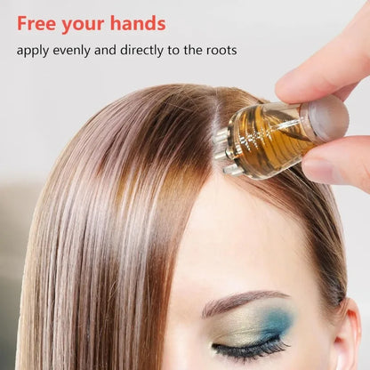 6ml Scalp Applicator Mini Head Massager Roller Ball Brush Hair Growth Essential Oil Medicine Liquid Applicator Massage Comb