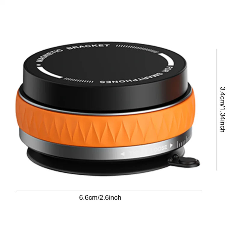 Magnetic Car Mount Stand Vacuum Strong Suction Stand Phone Holder Foldable 360 Rotation Adjustable Car Phone Bracket for Magsafe