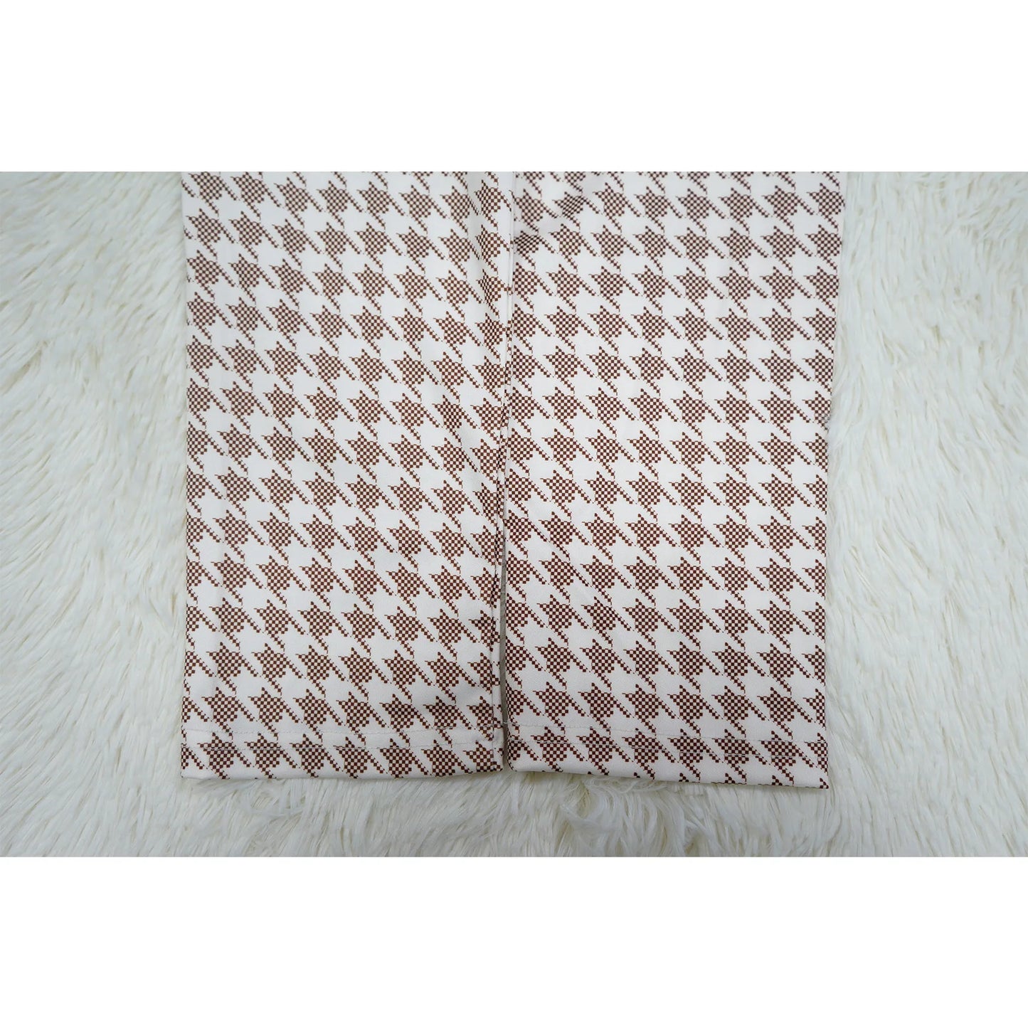 Women Two Piece Sets Outfits Elegant Tweed Slim Long Trousers Short Coat Tops Lady Clothes Formal Business Office Work Suits