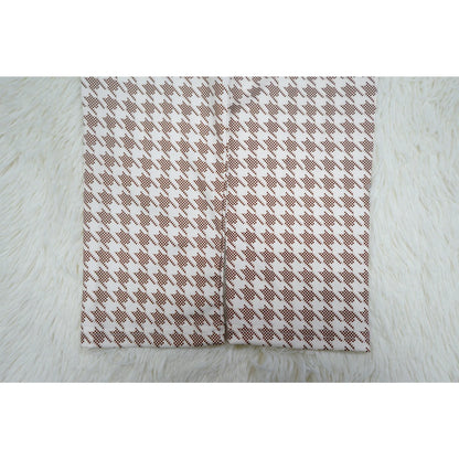 Women Two Piece Sets Outfits Elegant Tweed Slim Long Trousers Short Coat Tops Lady Clothes Formal Business Office Work Suits