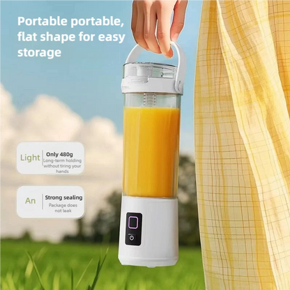 New Portable Juice Blender 600ml 12 Blades Fast Blending USB Rechargeable For Outdoor Milkshake Smoothie Electric Blender