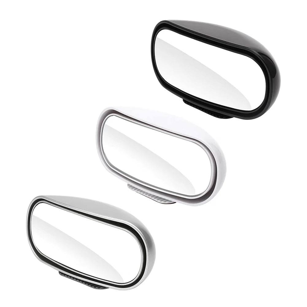Universal Car Mirror 360 Degree Adjustable Wide Car Mirror HD Glass Wide Angle Side Rear Blind Spot Parking Auxiliary Mirror