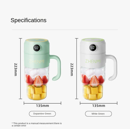 Portable Multifunction Fruit Juicer Blender 10 Blade Mini Ice Blender Smoothie Maker USB Charging Wireless Juice Extractor