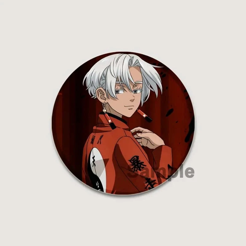 Fashion Accessories Anime Tokyo Revengers Brooches Backpack Clothes Accessories Decor Lapel Pin Badge for Fan's Collection Gift
